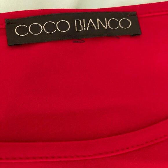 Coco Bianco animal print and red tunic - Picture 3 of 5